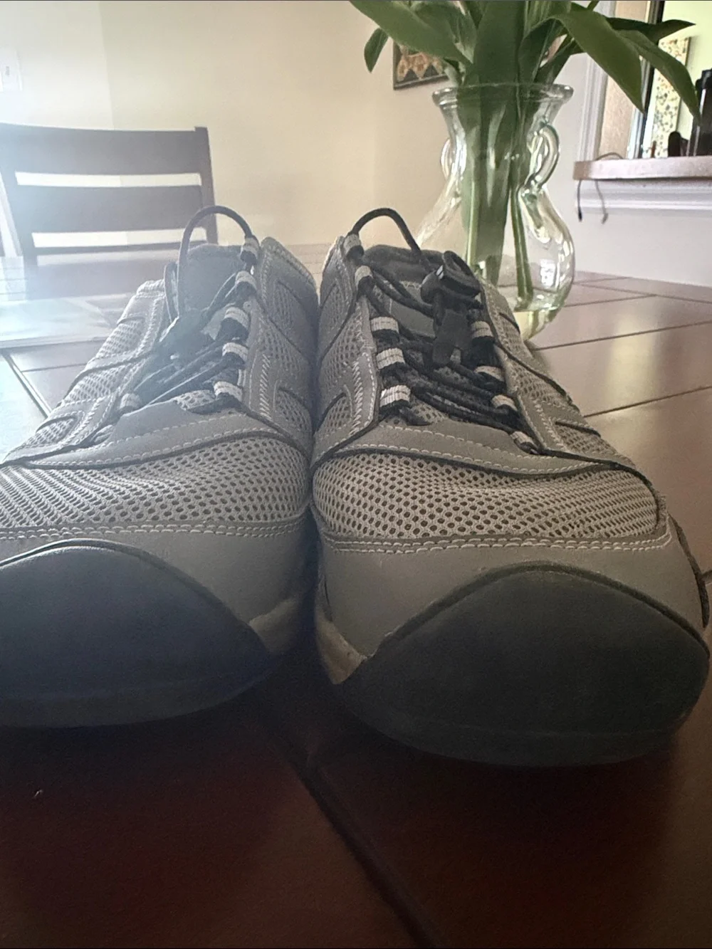 Land’s End Grey Mesh Men's Casual Sneakers